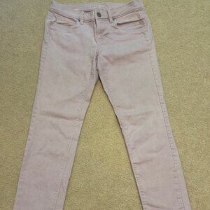 LOFT Women's Soft Pale Pink Denim Skinny Jeans